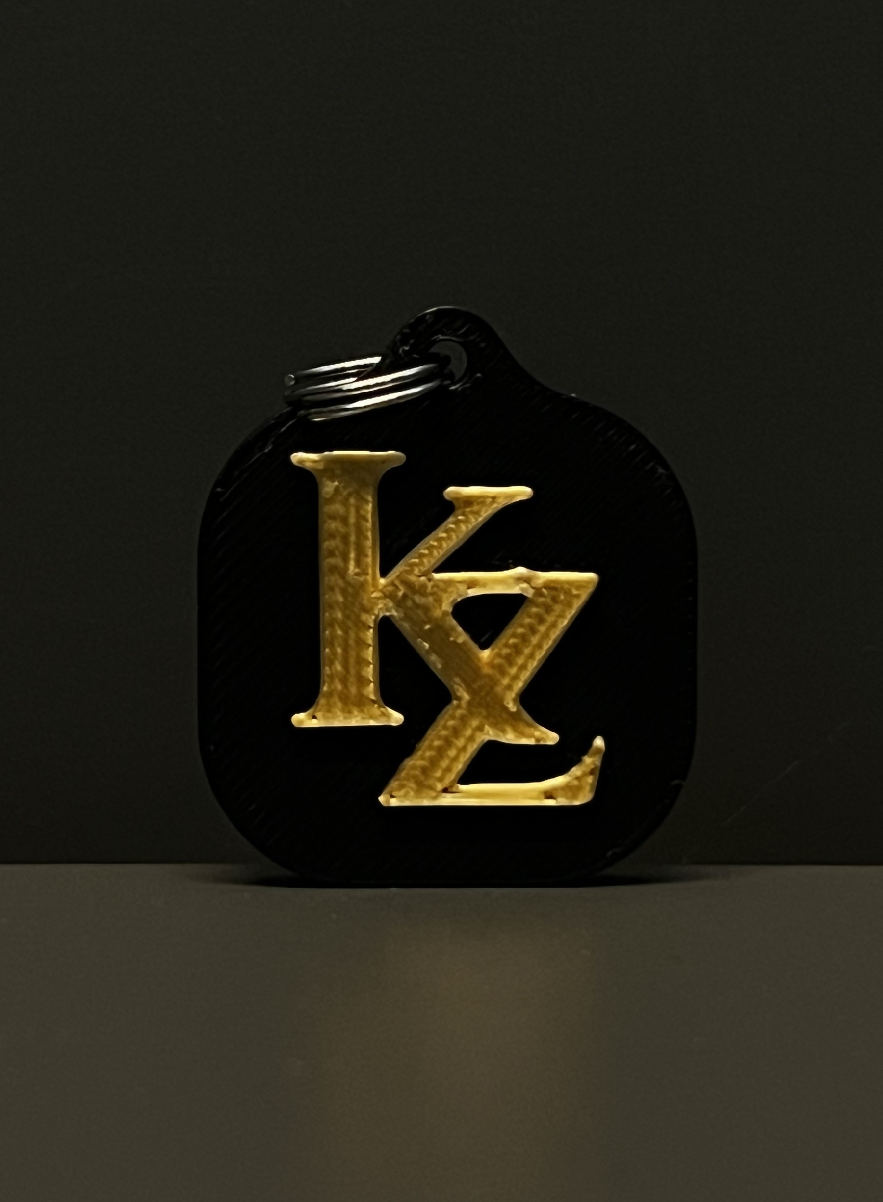 Kizza Prints KZ logo NFC keychain